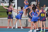 C Grade Netballers got the jump on KWR team. post image