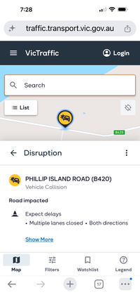 Traffic alert: Phillip Island Road post image