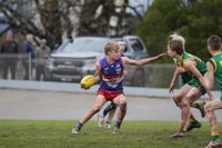 Thrilling qualifying finals at Leongatha for U14 junior footy post image