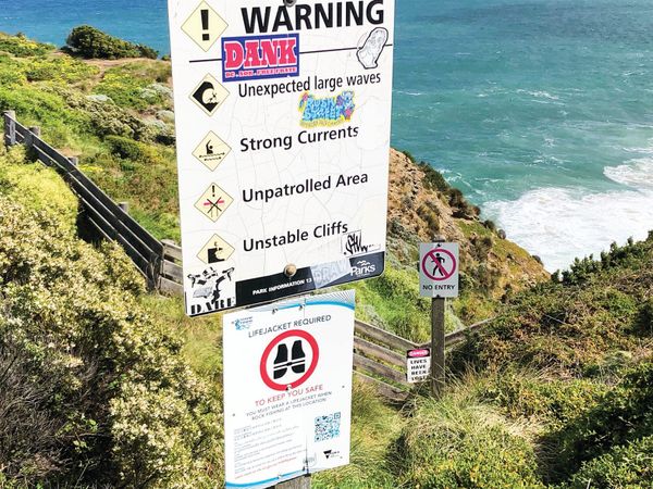 Confusion at rock fishing hotspot a "safety concern" post image