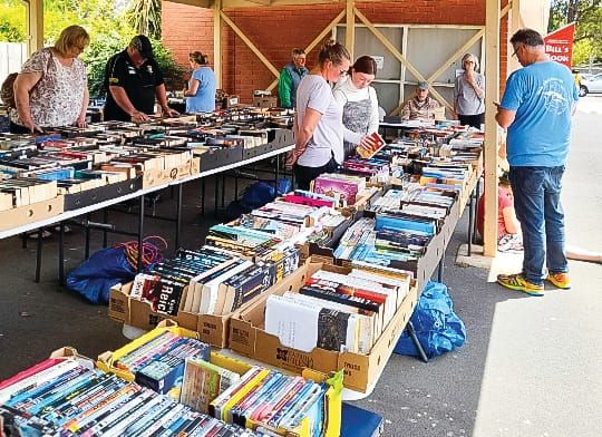 Book sales boom at Bill's Shed post image