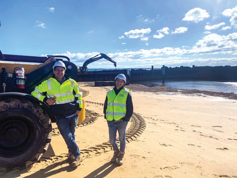 Cowes boat ramp dam complete post image