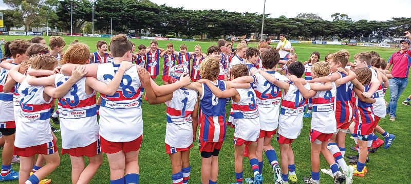 Junior footy is back -Under 10 Red post image