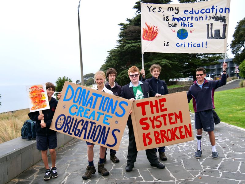 Kids stand up for climate action post image