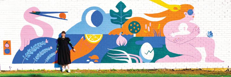 Olive Justice honoured in new mural post image