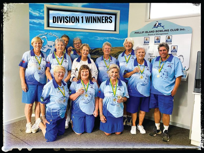 Pennant Midweek Bowls Division 1 take home the medals post image