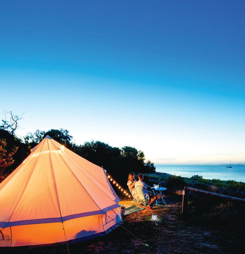 Glad to be glamping again post image