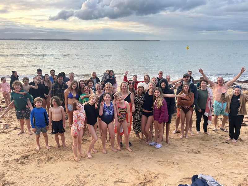 Polar Bear plunge for spring start post image