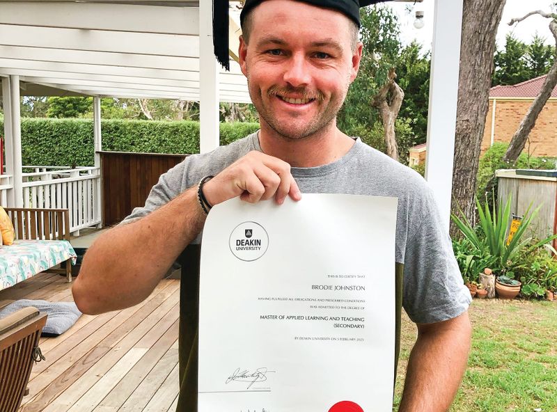 Brodie gets his Masters post image