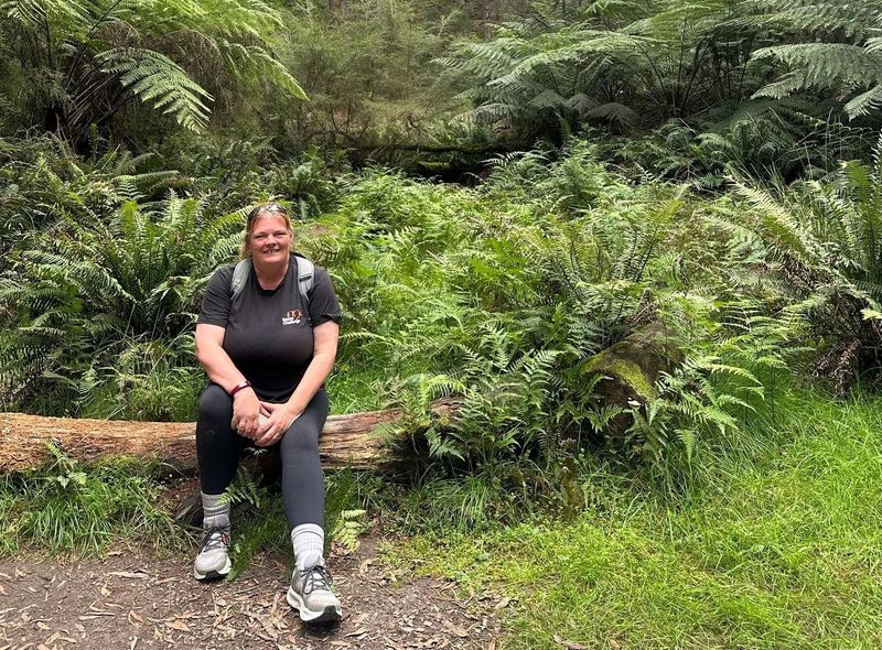 Melanie set for a "Bloody Long Walk" post image