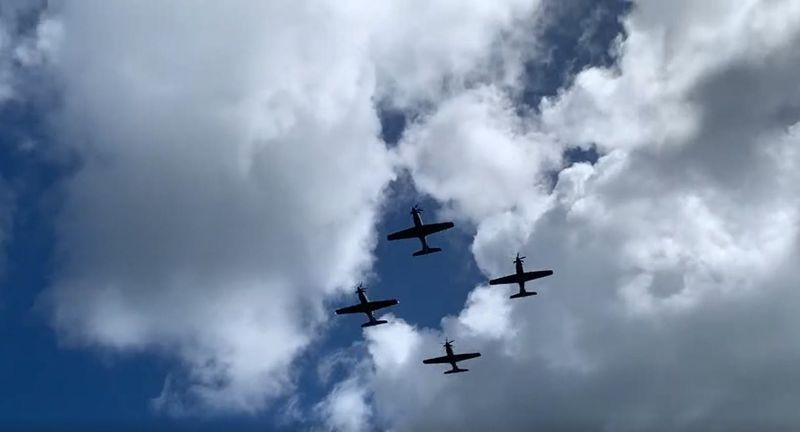 Remembrance Day flight path post image