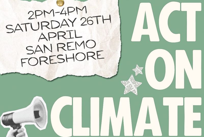 Climate action rally post image