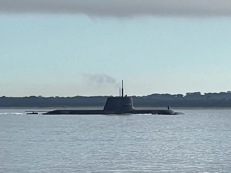 Sub spotted cruising past post image