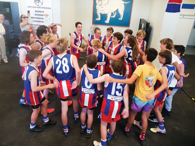 Great win after the siren - U14 Blue post image