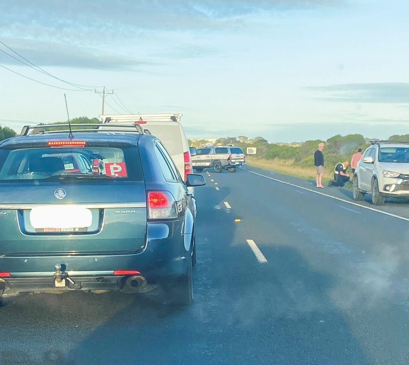 Cyclists hit at Surf Beach post image