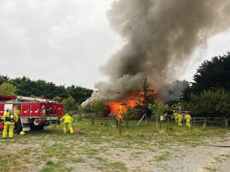 House engulfed at Bass post image