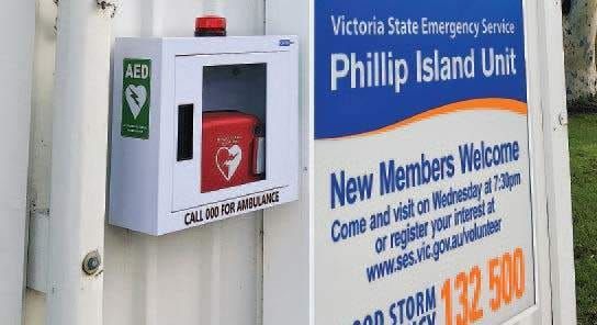 Community defib theft a low act post image