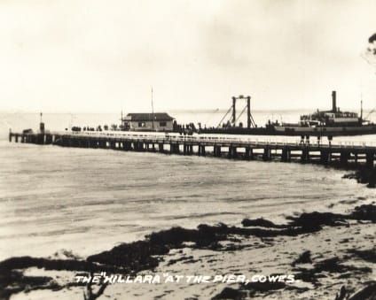 San Remo marriners opposed car ferry at Cowes pier post image