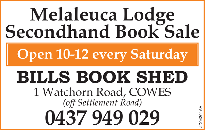 Melaleuca Lodge Secondhand Book Sale post image