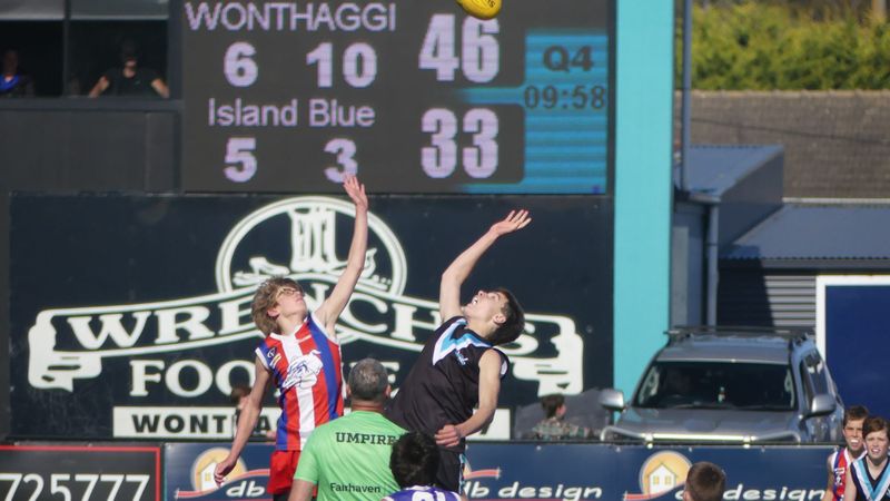 U14 Blue go down in a battle post image
