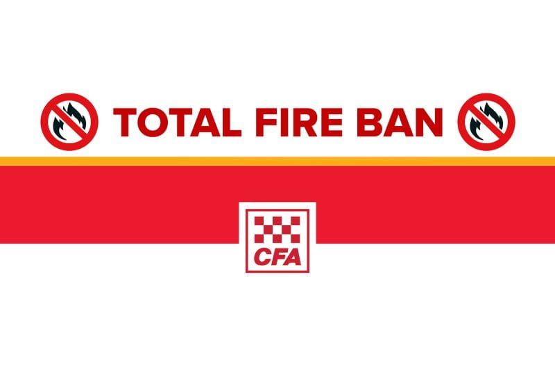 Monday - Total Fire Ban in force post image