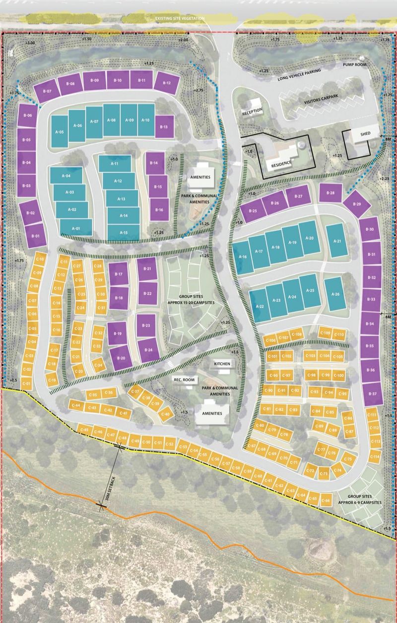 Forrest Caves caravan park plan revived post image