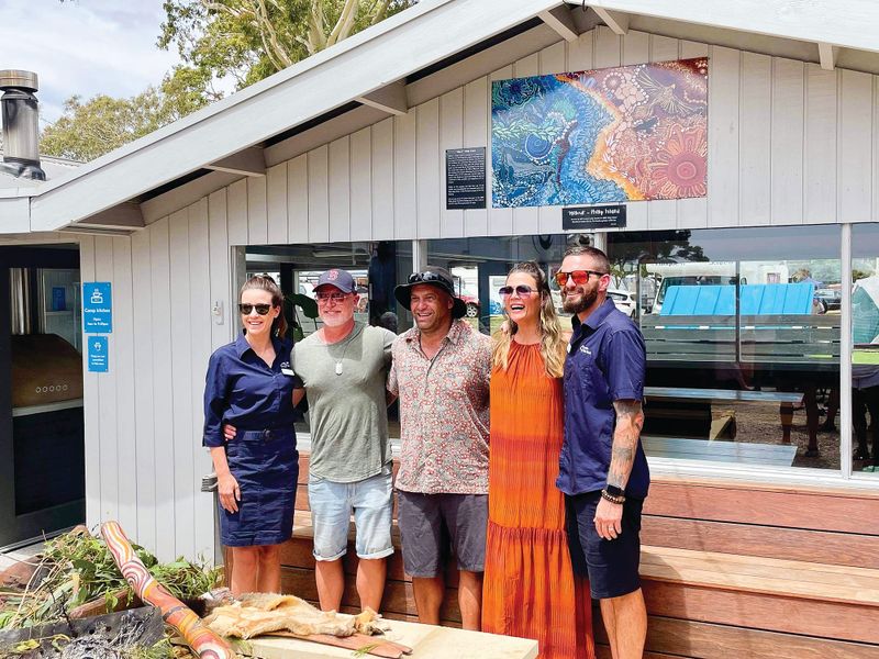 Artwork adorns new meeting area at holiday park post image