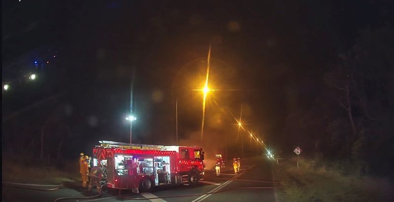 Firey night in Cowes post image