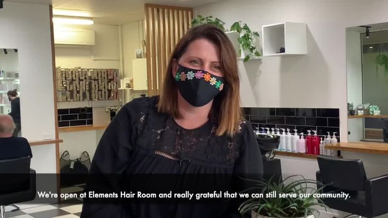 Elements Hair Room - back in business post image