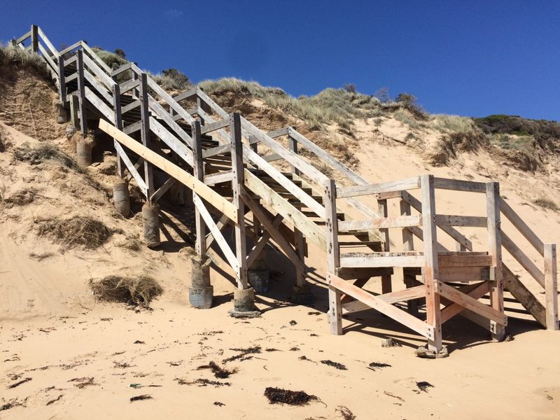 Work on Forrest Caves staircase post image