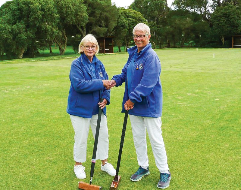 Golf croquet championship post image
