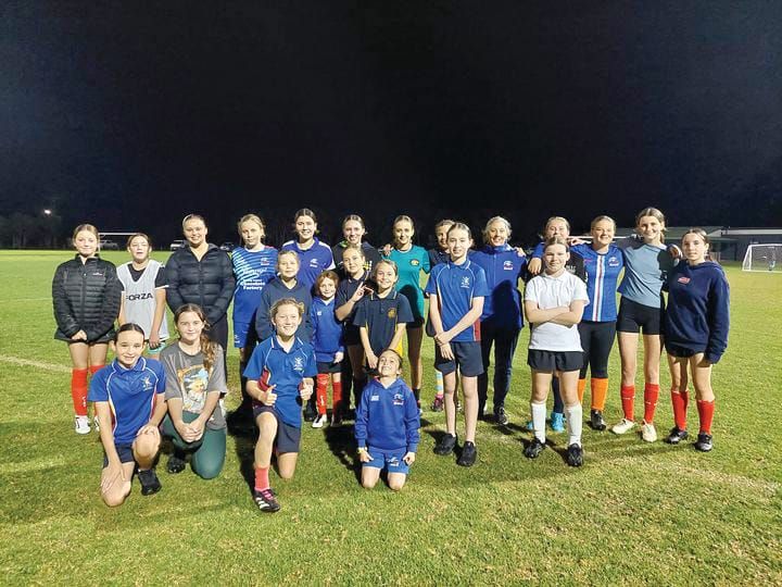 Breakers celebrate Female Football Week post image