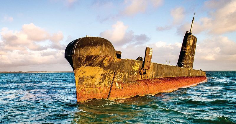 Ex-spy sub a “toxic threat” to the bay post image