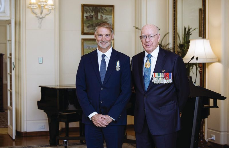 Medal recipient coming home post image