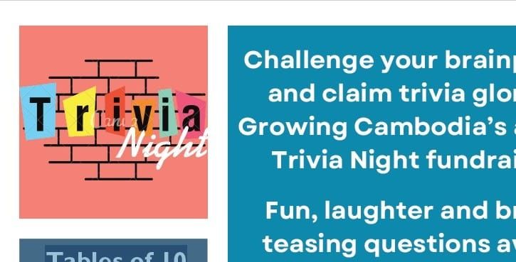 Growing Cambodia - Trivia Night post image