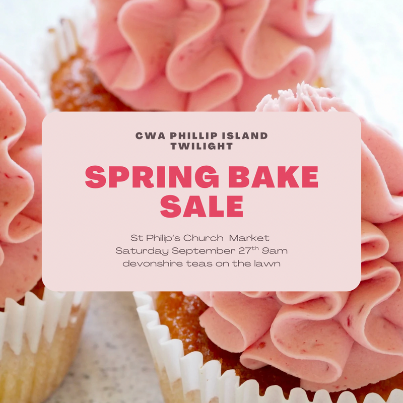 Spring Bake Sale - CWA Twilight post image
