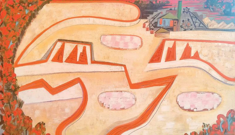 Exhibition protests sand mines post image