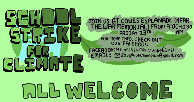 School strike for climate post image