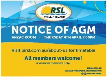 Phillip Island RSL AGM post image
