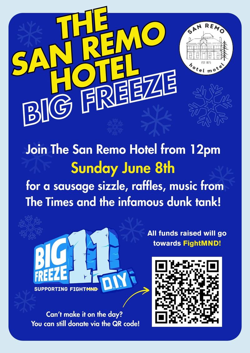 The Big Freeze - San Remo Hotel post image