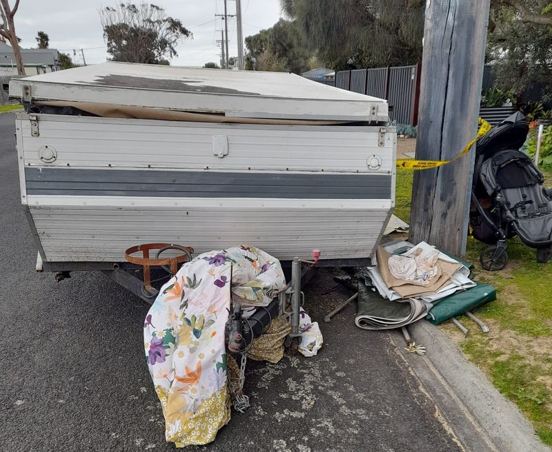 Dumped trailer causing angst for residents post image