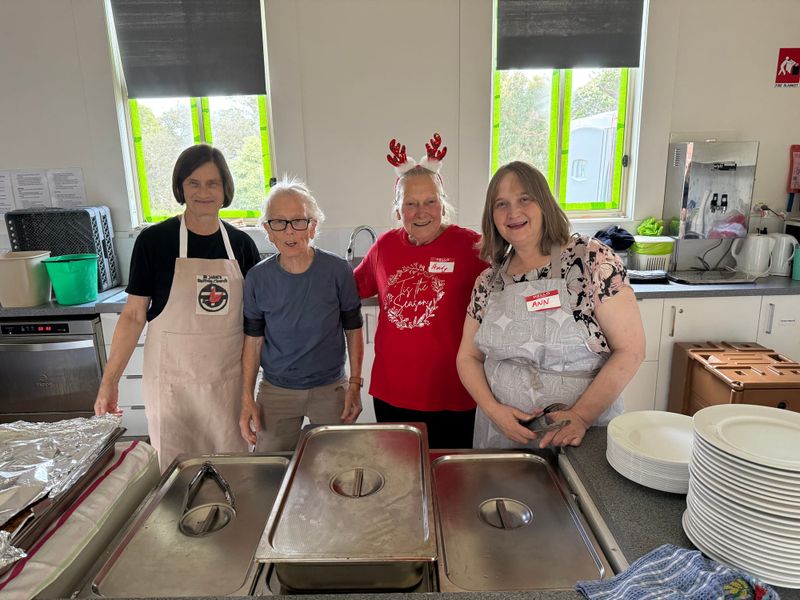 Community Christmas meal jam-packed post image