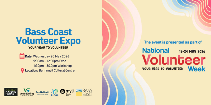 Bass Coast Volunteer Expo 20th May post image
