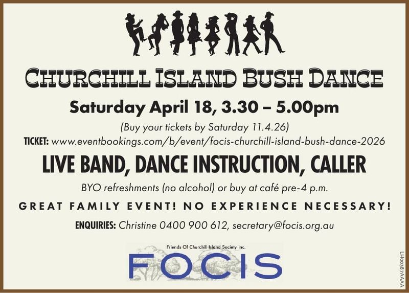 Churchill Island Bush Dance 18th April post image