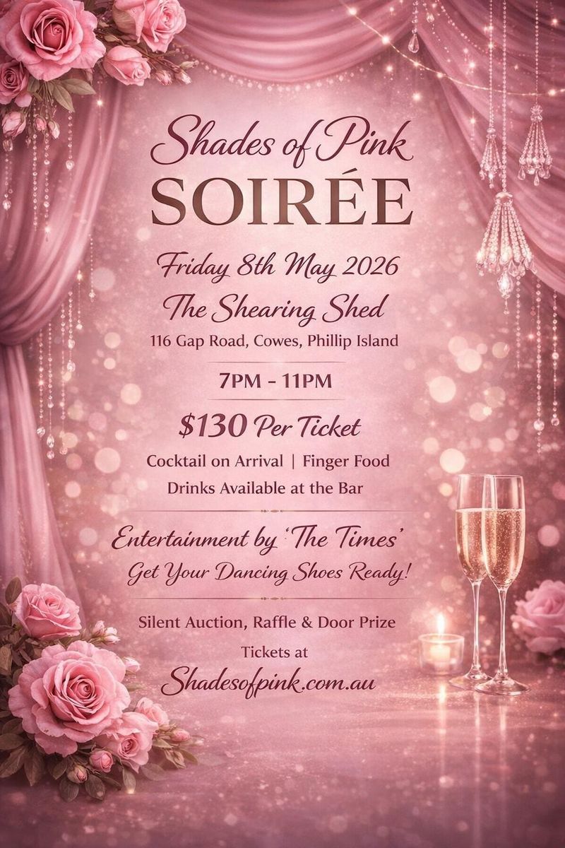 Shades of Pink Soiree 8th May post image