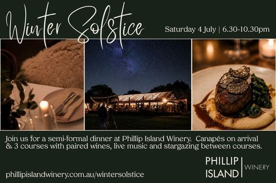 Winter Solstice - Phillip Island Winery 4th July post image