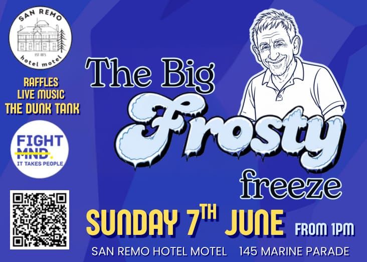 The Big Frosty Freeze – FightMND Fundraiser 7th June post image