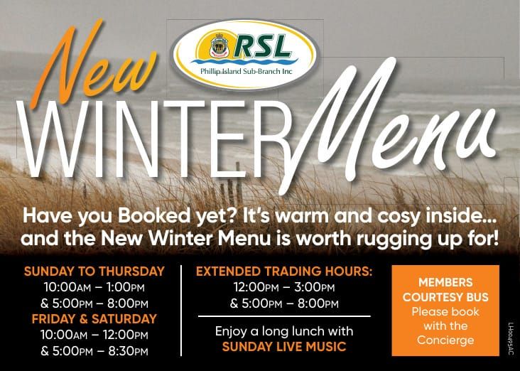 RSL - What's On Weekly post image
