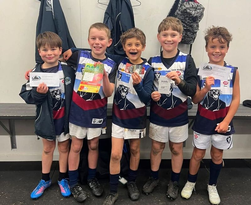 Wet and windy for KB junior footy post image