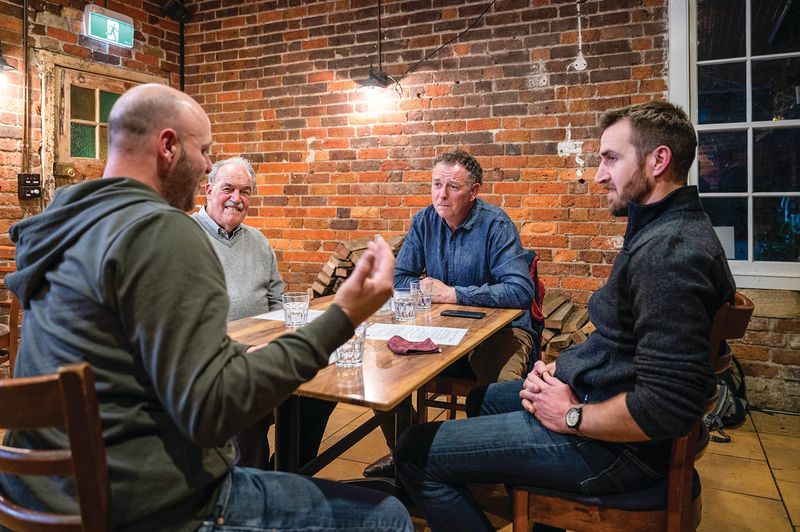 Blokes finding support post image